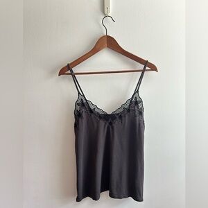 American Eagle Outfitters Black Lace Detail Chemise